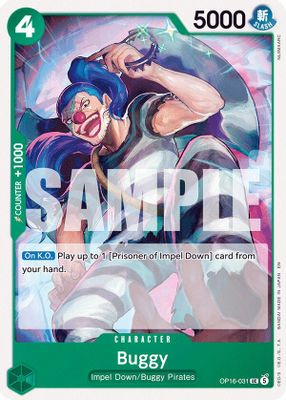Buggy OP16-031 card
