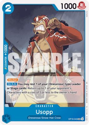 Usopp OP16-043 card