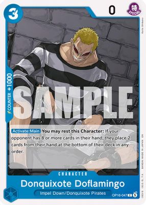 Donquixote Doflamingo OP16-047 card