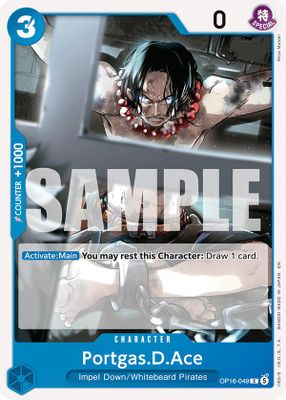 Portgas.D.Ace OP16-049 card