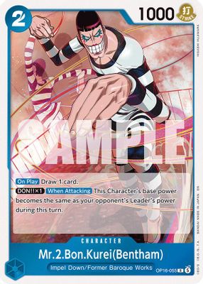 Mr.2.Bon.Kurei OP16-055 card
