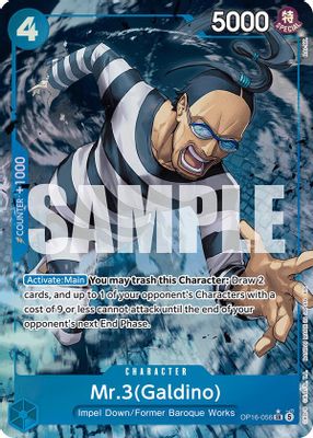 Mr.3 OP16-056 card