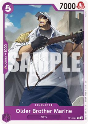 Older Brother Marine OP16-061 card