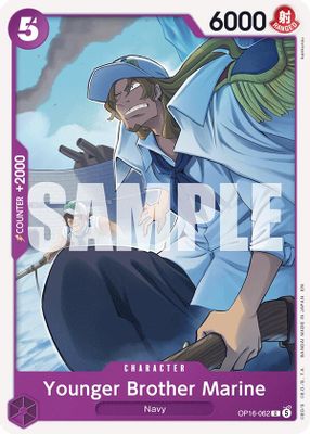 Younger Brother Marine OP16-062 card