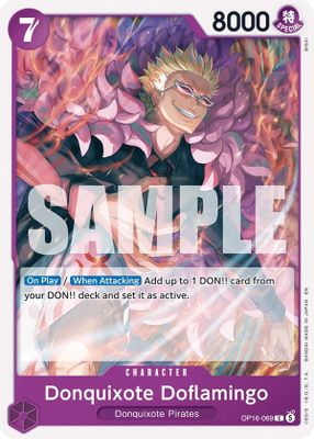 Donquixote Doflamingo OP16-069 card