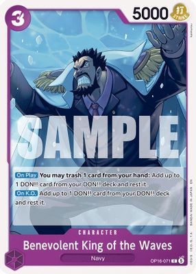 Benevolent King of the Waves OP16-071 card