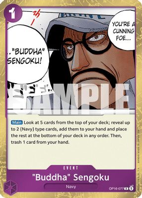 "Buddha" Sengoku OP16-077 card