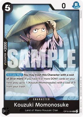 Kouzuki Momonosuke OP16-084 card