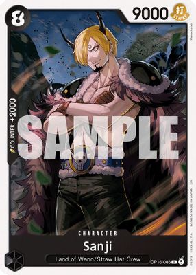 Sanji OP16-086 card