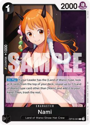 Nami OP16-091 card