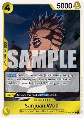Sanjuan.Wolf OP16-106 card