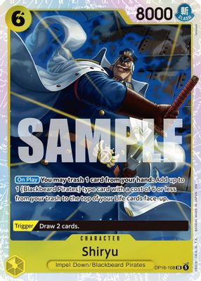 Shiryu OP16-108 card