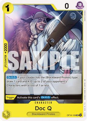 Doc Q OP16-109 card