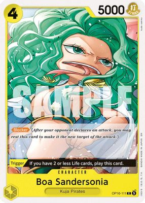 Boa Sandersonia OP16-111 card