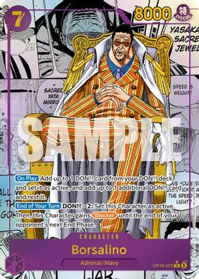 Borsalino OP16-073 card
