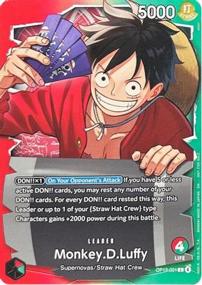 Monkey.D.Luffy OP13-001 card
