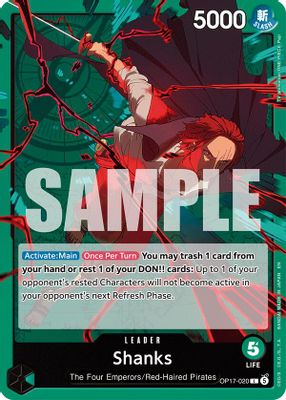 Shanks OP17-020 card