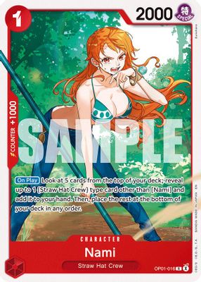 Nami OP01-016 Standard · Normal One Piece card