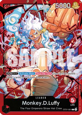 Monkey.D.Luffy ST21-001 Standard · Foil One Piece card