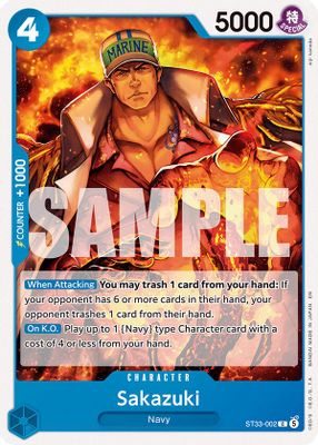 Sakazuki ST33-002 Standard · Normal One Piece card