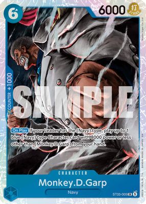 Monkey.D.Garp ST33-005 Standard · Foil One Piece card