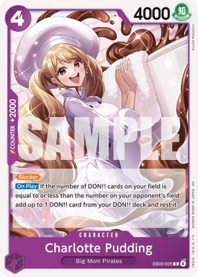 Charlotte Pudding EB03-035 Standard · Normal One Piece card