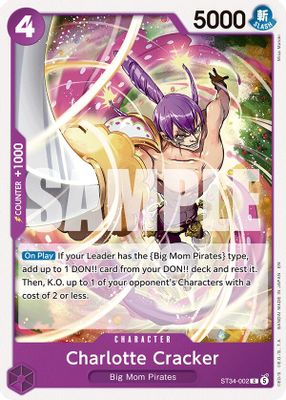 Charlotte Cracker ST34-002 Standard · Normal One Piece card