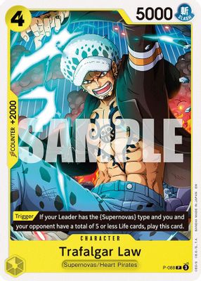 Trafalgar Law P-088 Standard · Normal One Piece card