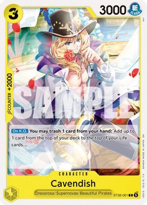 Cavendish ST36-001 Standard · Normal One Piece card