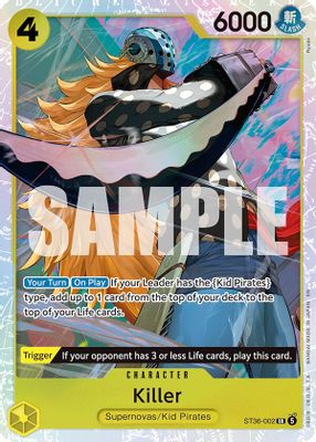 Killer ST36-002 Standard · Foil One Piece card