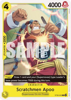 Scratchmen Apoo ST36-003 Standard · Normal One Piece card