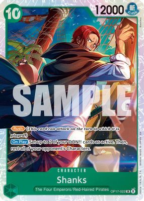 Shanks OP17-022 card