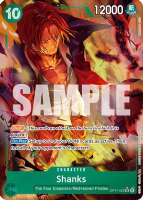 Shanks OP17-022 card