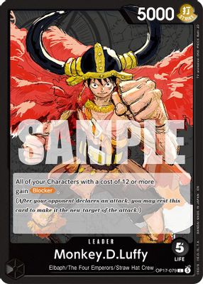Monkey.D.Luffy OP17-079 card