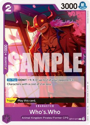 Who's.Who OP17-071 card