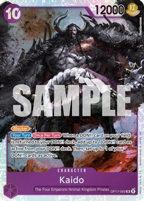 Kaido OP17-062 card
