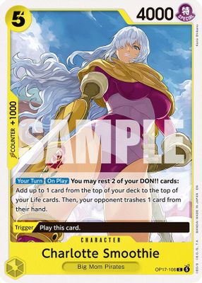 Charlotte Smoothie OP17-106 card