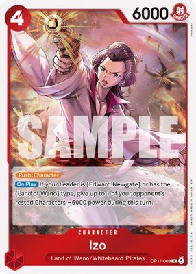 Izo OP17-003 card