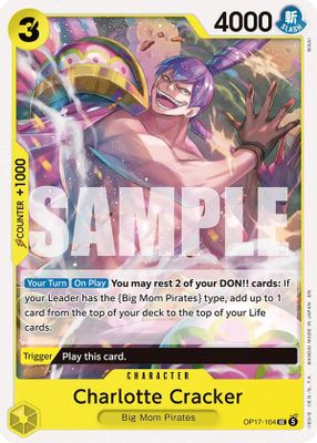 Charlotte Cracker OP17-104 card
