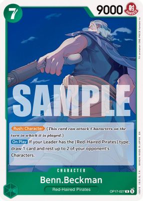Benn.Beckman OP17-027 card