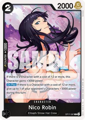 Nico Robin OP17-087 card