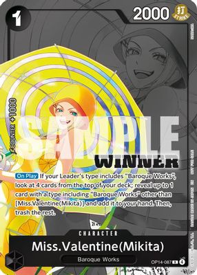 Miss.Valentine OP14-087 card