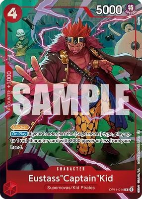 Eustass"Captain"Kid OP14-014 card