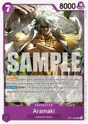 Aramaki OP17-059 card