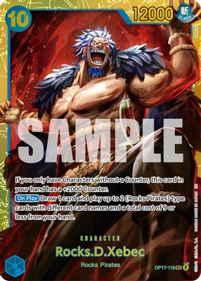Rocks.D.Xebec OP17-118 card