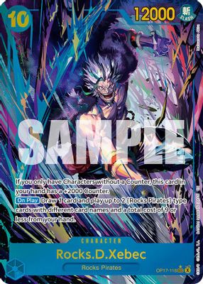Rocks.D.Xebec OP17-118 card