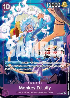 Monkey.D.Luffy P-099 card