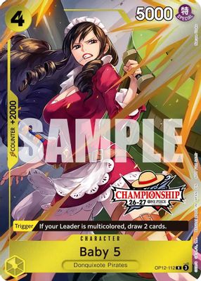 Baby 5 OP12-112 card