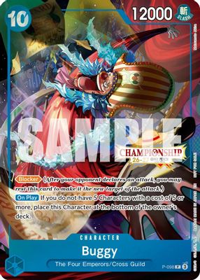 Buggy P-098 card