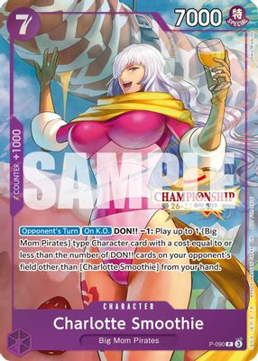 Charlotte Smoothie P-090 card